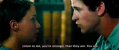 The Hunger Games (2012) Quote (About stronger love hunter gifs)