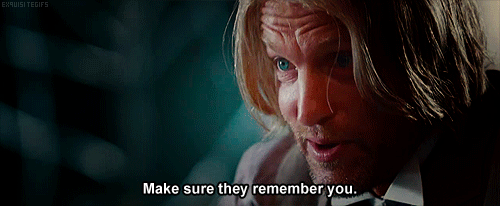 The Hunger Games (2012) Quote (About unforgetable remember gifs be popular)