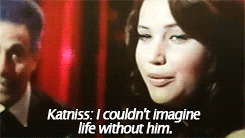 The Hunger Games (2012) Quote (About peeta life gifs)