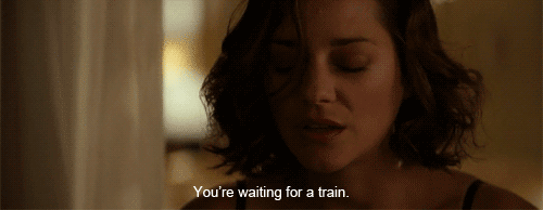 Inception (2010) Quote (About train gifs)