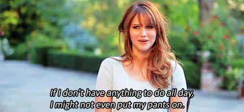 Jennifer Lawrence Quote (About pants naked gifs)