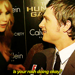 Jennifer Lawrence Quote (About rash love interview gifs)