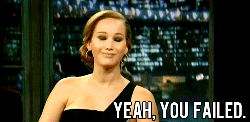 Jennifer Lawrence Quote (About haters gifs failed)
