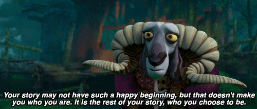 Kung Fu Panda 2 (2011) Quote (About who you are gifs choice beginning)