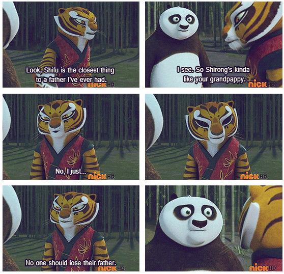 Kung Fu Panda (2008) Quote (About grandpa father family)