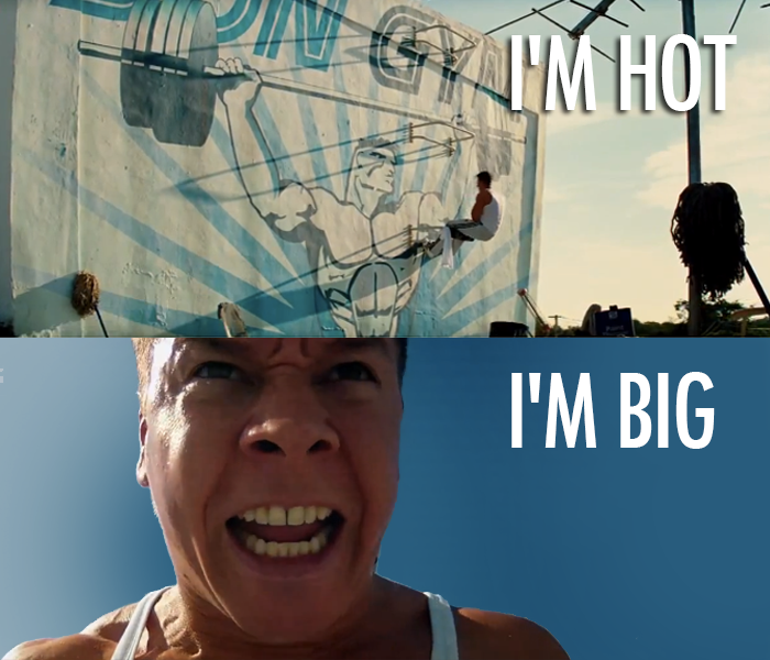 Pain & Gain (2013) Quote (About sit up hot gym fitness body building big)