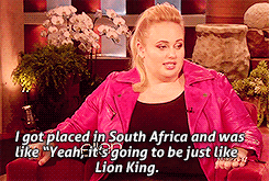 Rebel Wilson Quote (About south africa lion king gifs funny)