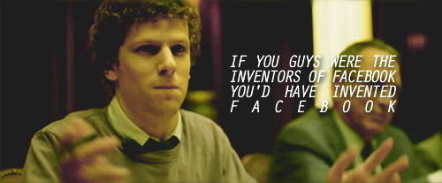 The Social Network (2010) Quote (About inventors founders facebook co founders)