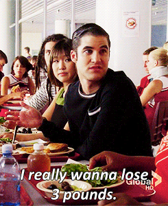 Glee Quote (About lose weight gifs food diet)