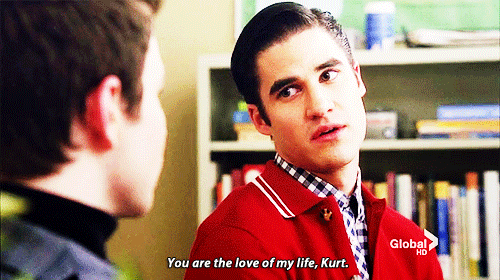 Glee Quote (About sweet love of my life life gifs)