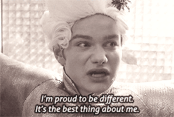 Glee Quote (About life gifs gay different)