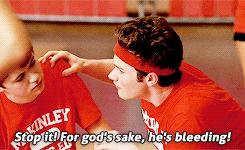 Glee Quote (About school gifs bully blood)