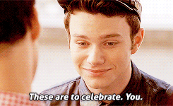 Glee Quote (About happy gifs celebration celebrate)