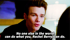 Glee Quote (About Rachel gifs friendship confidence belief)