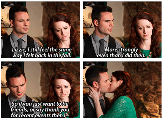 The Lizzie Bennet Diaries Quote (About love kiss)