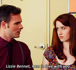 The Lizzie Bennet Diaries Quote (About love Lizzie Bennet in love gifs)