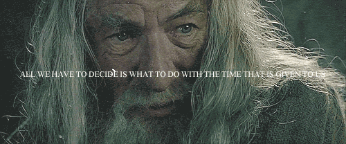 The Lord of the Rings: The Fellowship of the Ring (2001) Quote (About life gifs decision decide choice)