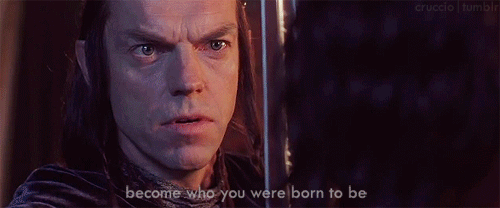 The Lord of the Rings: The Return of the King (2003) Quote (About who am I gifs be yourself)