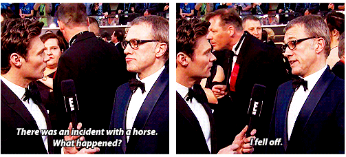 Oscars 2013 (85th Academy Awards) Quote (About horse accident)