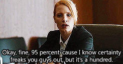 Zero Dark Thirty (2012) Quote (About perfect percent certainty)