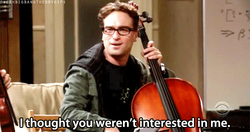The Big Bang Theory Quote (About interested gifs)