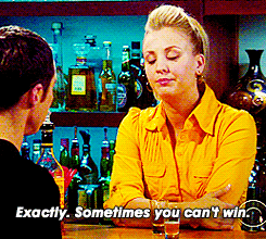 The Big Bang Theory Quote (About win loser gifs)