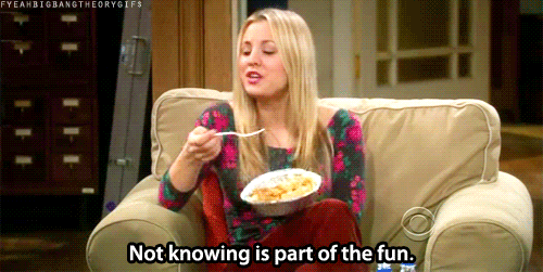 The Big Bang Theory Quote (About unknown gifs fun)