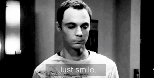 The Big Bang Theory Quote (About smile gifs)