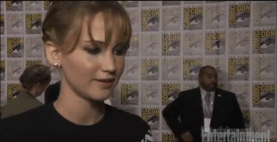 Jennifer Lawrence Quote (About cough)