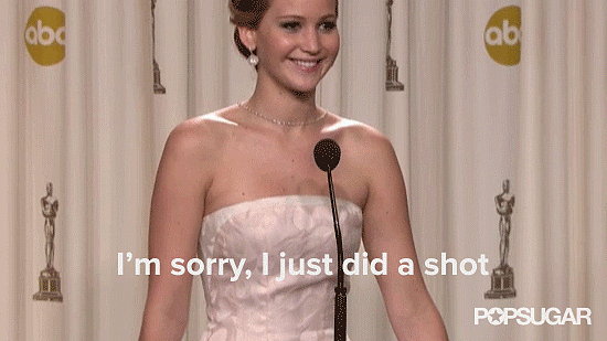 Jennifer Lawrence Quote (About shot interview)