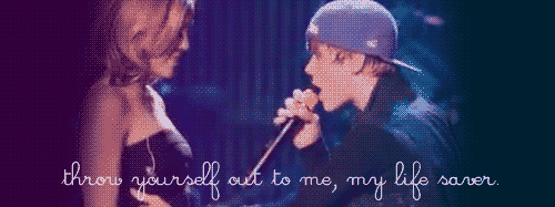 Justin Bieber,Miley Cyrus Overboard Quote (About saver lover love life saver hero)