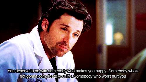 Greys Anatomy  Quote (About simple love happy gifs deserve)