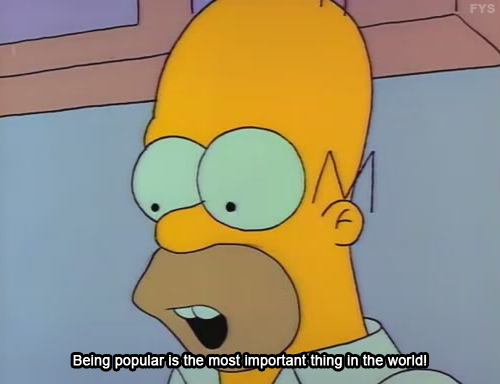 The Simpsons  Quote (About popular important)