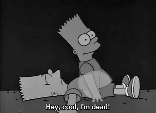 The Simpsons  Quote (About ghost dead cool)