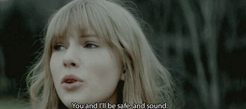 Taylor Swift Safe & Sound Quote (About sound safe gifs)
