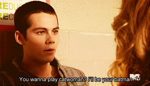 Teen Wolf  Quote (About love gifs catwoman cat woman batman)