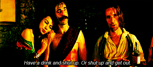 Gangs of New York (2002)  Quote (About shut up gifs drink)