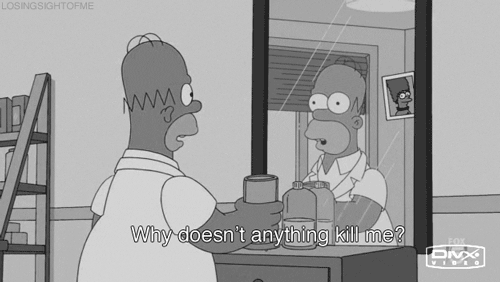 The Simpsons  Quote (About suicide kill die death)