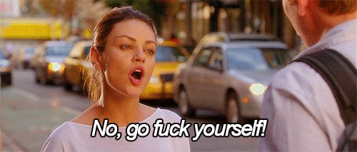 Friends with Benefits (2011) Quote (About love fuck yourself fuck break up)