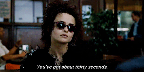 Fight Club (1999)  Quote (About urgent thirty seconds no time gifs 30)