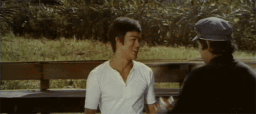 Bruce Lee  Quote (About staring revenge punched gifs eyes ANW)