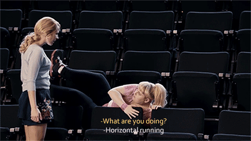 Pitch Perfect (2012)  Quote (About horizontal running gym running gifs funny exercise)