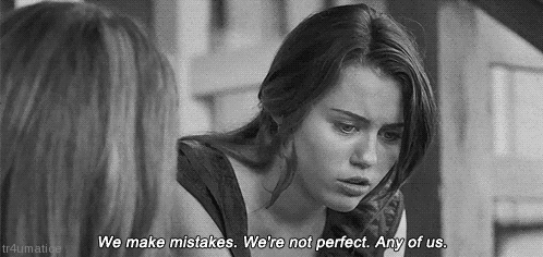 The Last Song (2010)  Quote (About perfect mistakes Miley Cyrus gifs)