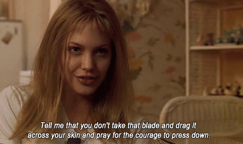 Girl Interrupted (1999)  Quote (About skin gifs drag courage blad)