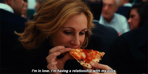 Eat Pray Love (2010)  Quote (About relationship pizza in love gifs)