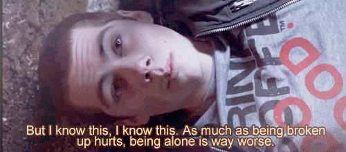 Teen Wolf  Quote (About single lonely hurts gifs break up alone)