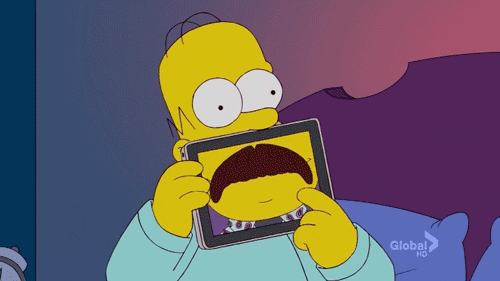 The Simpsons  Quote (About mouth ipad gifs funny)