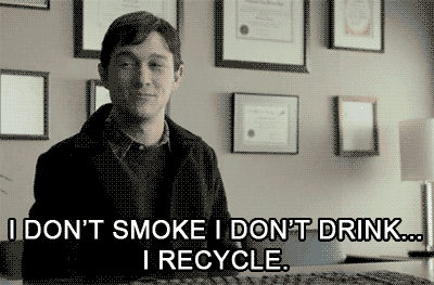 50/50 (2011) Quote (About smoke recycle healthy good person gifs drink alcoholic)