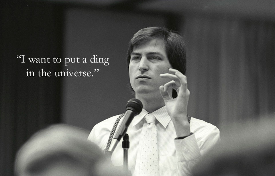 Steve Jobs  Quote (About universe innovation ding design)