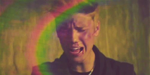 Justin Bieber As Long As You Love Me Quote (About tears sad gifs cry blood bleeding)